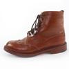 Great Tricker's boots Moulton Wingtip Country Boots Leather Brown Women L5780 Used