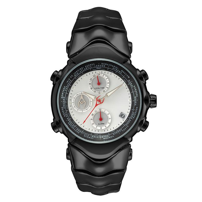 Three-Eye Multi-Functional Design Men S Watch Fashion Personality Luminous Premium Quartz Watch