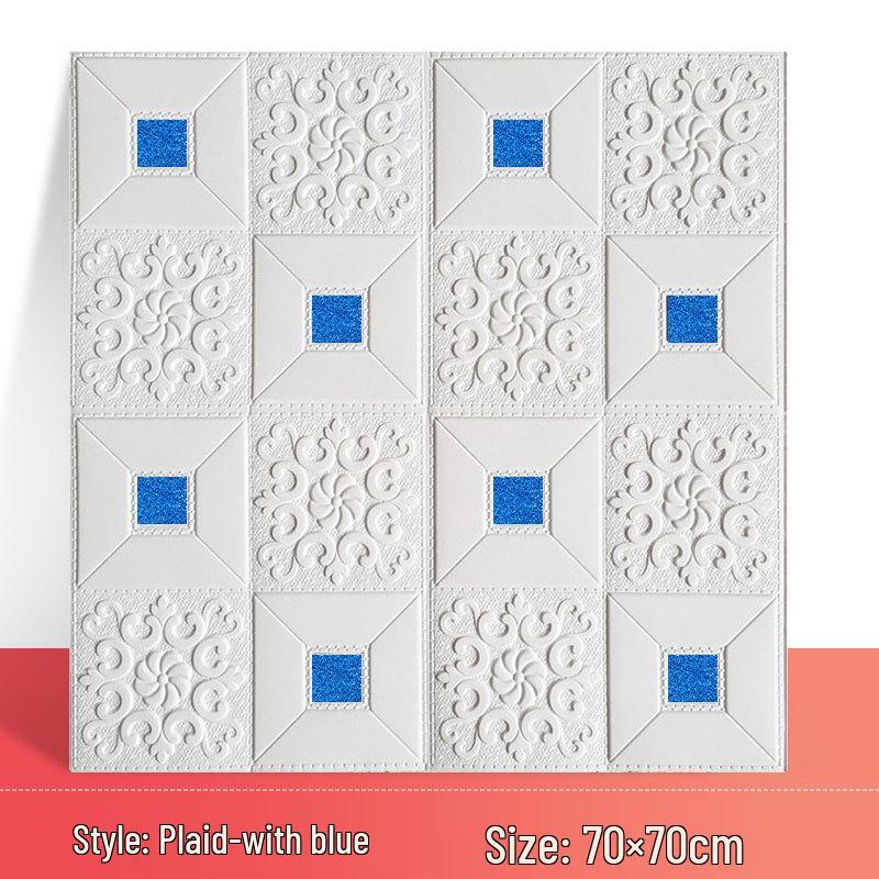 3D Waterproof Self-Adhesive Bedroom Wallpaper for Home Decoration