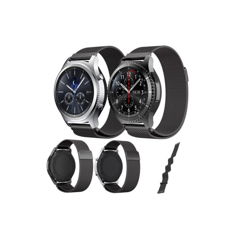 Elegant Milanese Magnetic Stainless Steel Watch Band Strap For Samsung Gear S3 Frontier
