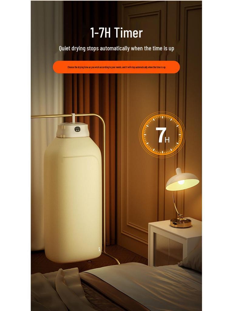 Portable Tumble Dryer and Ironing Wardrobe for Home and Travel Use