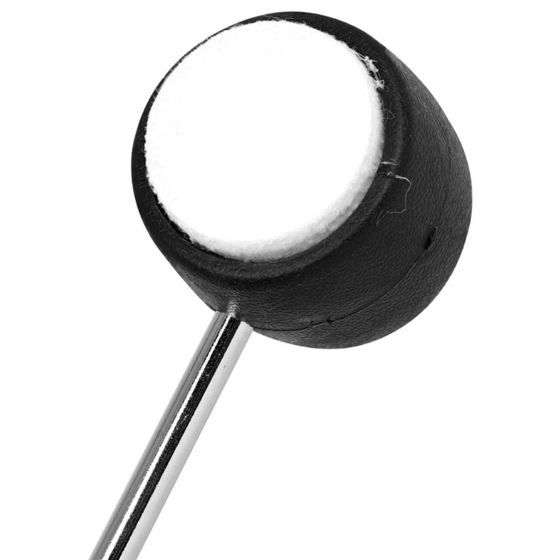 Instrument Accessory Bass Drum Pedal Beater with Ergonomic Metal Grip Professional Drum Beater Suitable for  Drummers