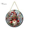 Christmas Party Hanging Supplies Tree Ornaments, Acrylic Festive Pendants with Lanyard for Seasonal Home Ornaments Holiday Decoration, Indoor