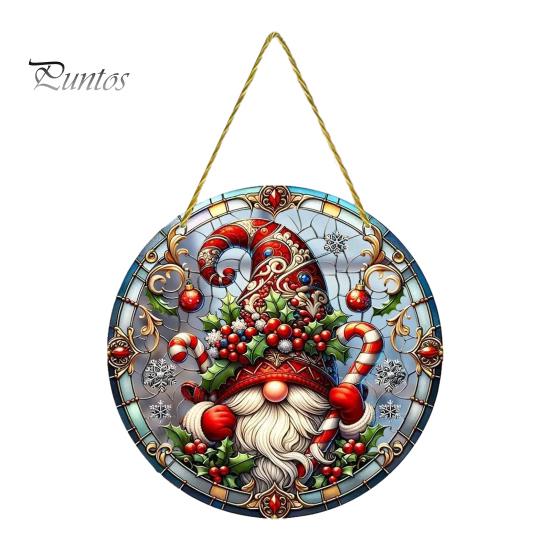 Christmas Party Hanging Supplies Tree Ornaments, Acrylic Festive Pendants with Lanyard for Seasonal Home Ornaments Holiday Decoration, Indoor