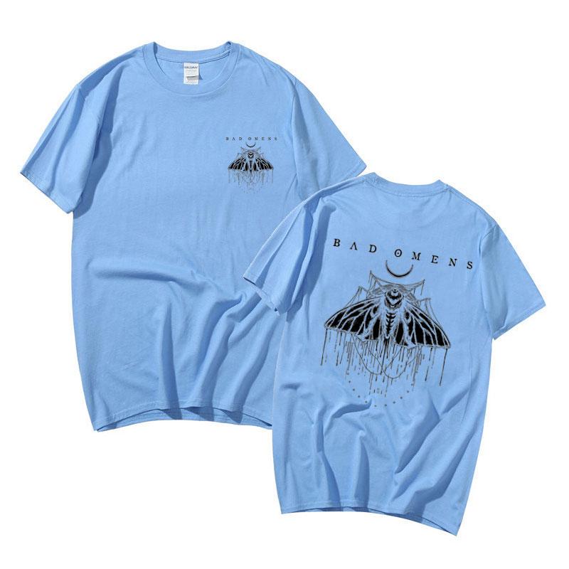 Bad Omens Band Grafická trička Krátký rukáv Párová Rock Punk Gotický Streetwear Pánské Topy Tričko Pánské Vintage Oversized Trička