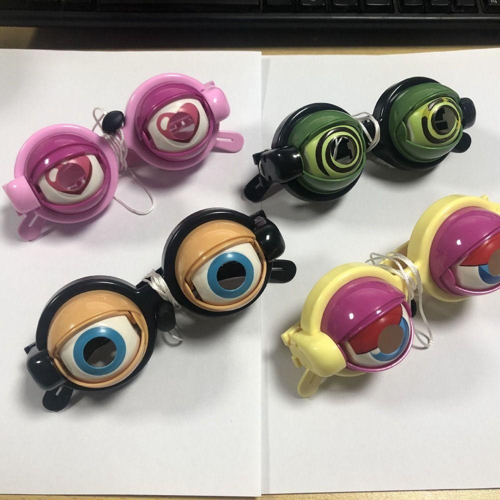 Plastový Materiál Šílené Brýle Party Dekorace Žertovné Brýle Parodické Hračky Šílené Oči Rekvizity Dětské Dárky
