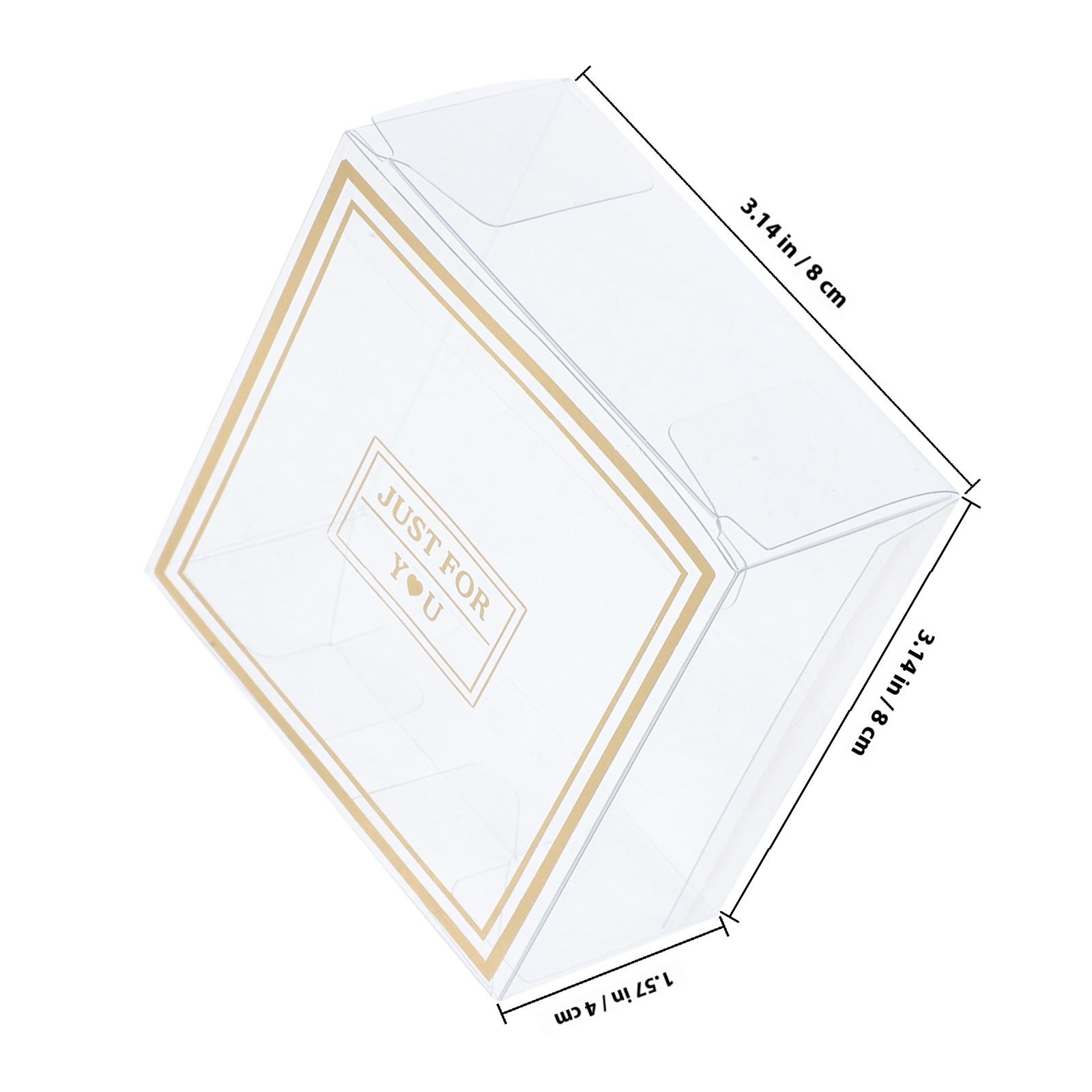 

12Pcs Clear Candy Boxes Transparent Favor Boxes for Wedding Party Bridal Shower Snowflake Treat Packaging Party Favors 8X8X4CM&other