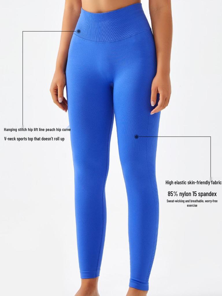 Meiyang Ou High-Waisted Butt Lifting Yoga Pants - Women's Slim Fit Sportswear