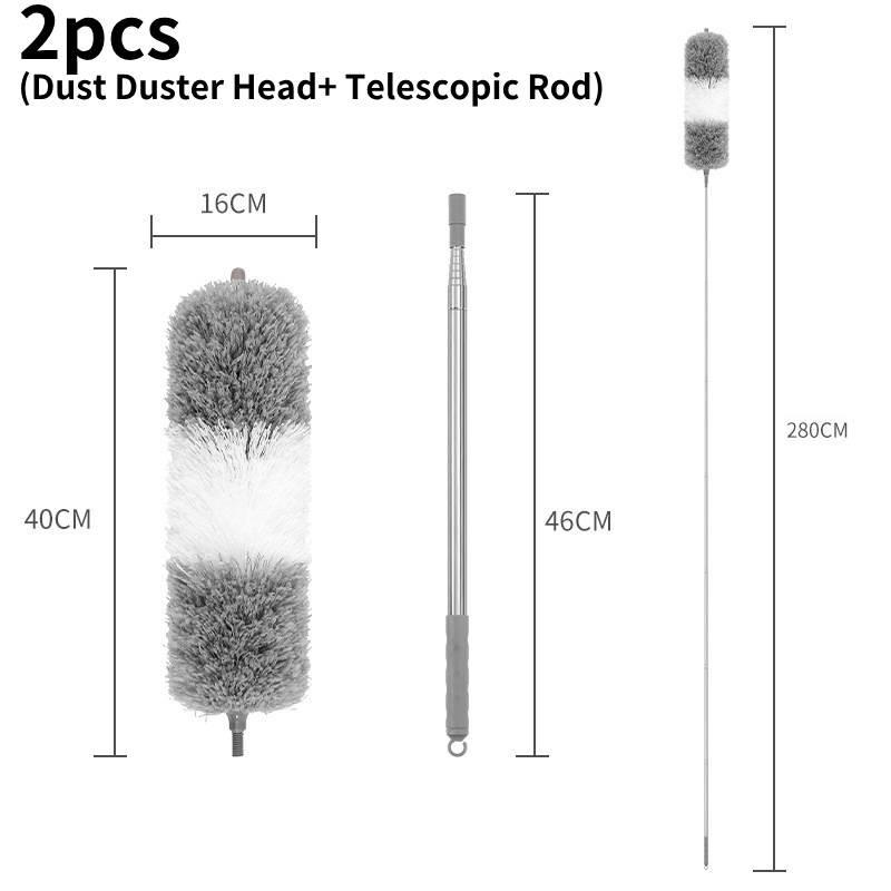 Premium 2.8 Meter Extendable Dusting Duster For Efficient Household Cleaning And Dust Removal