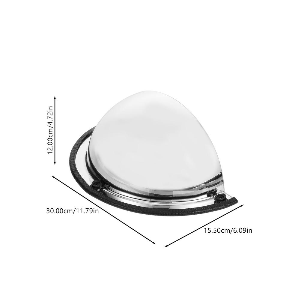 Compact Adjustable Convex Mirror for Outdoor Convex Parking Assist Road Safety High Traffic Supermarkets Garages Visibility