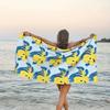 1 Halibut Beach Towel with a cute halibut pattern quick-drying and suitable for pool bathroom and travel