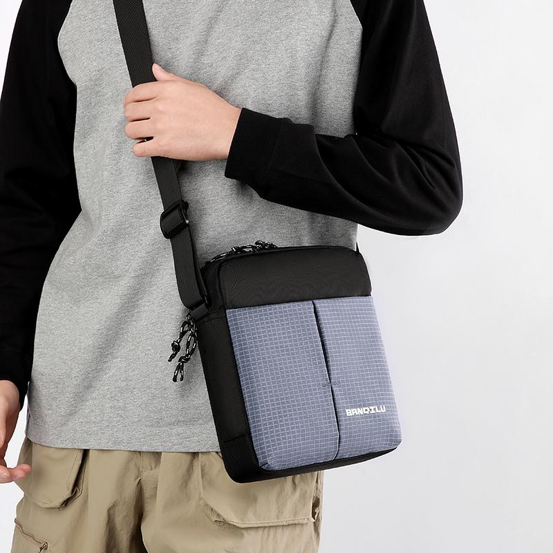 Oxford Shoulder Bag Men's Large Capacity Outgoing Crossbody Bag Business Shoulder Bag