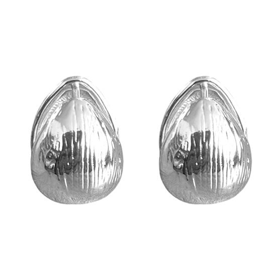 1 Pair Vintage Chunky for Women Hoop Earrings Textured