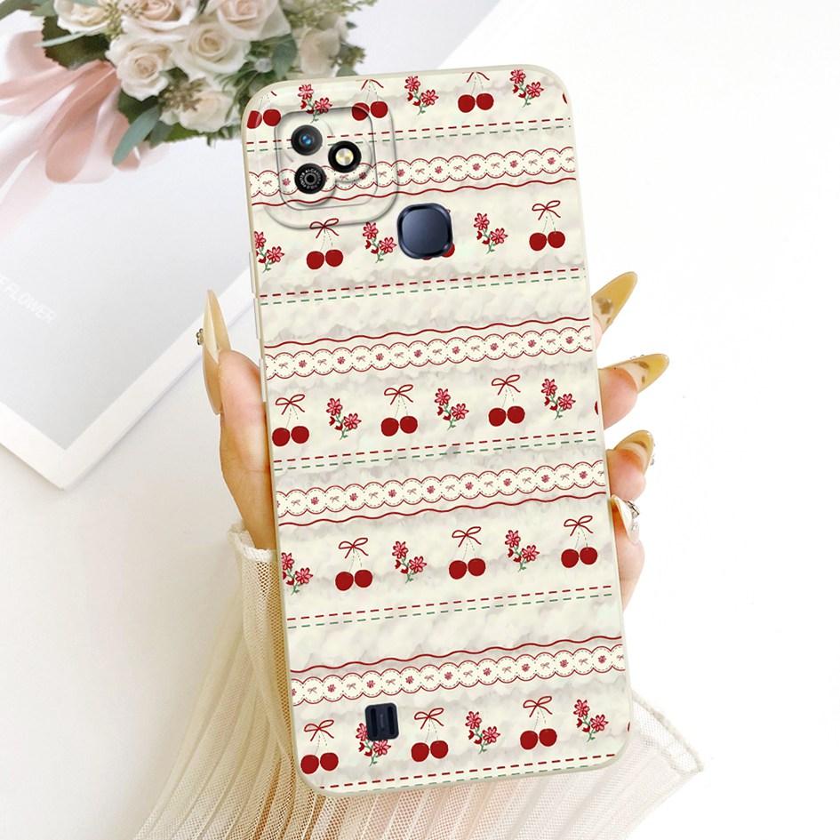 6.1" Case For Infinix Smart HD 2021 Cover Popular Flower Soft Liquid Silicone Phone Covers For Infinix SmartHD 2021 X612B Bumper