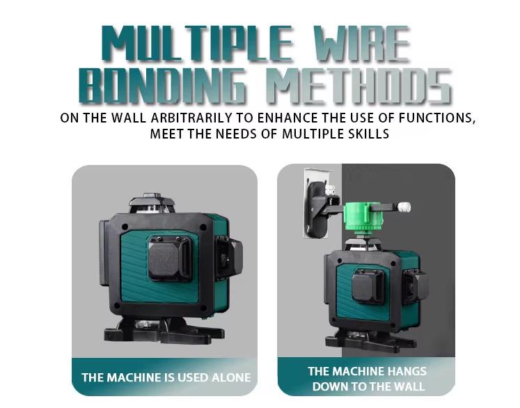 High Precision 16-Line Laser Level for Outdoor Use with Strong Light and Fine Line Projection