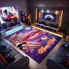 1PC Custom Name Cosmetic Glitter Fantasy Theme Floor Mat Ideal for Living Room, Game Rooms, Office, Bedroom,Floor Mat Playful Design