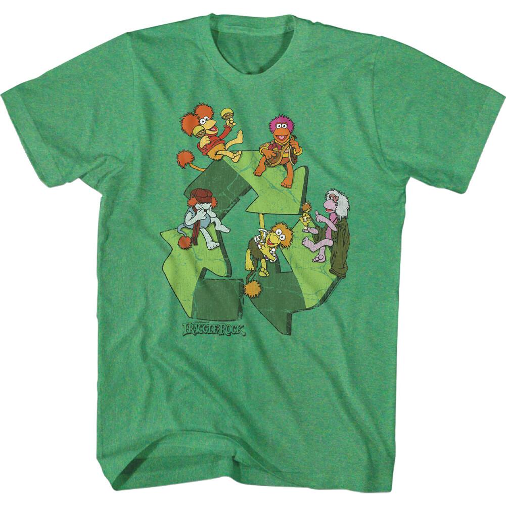 Fraggle Rock Jim Henson Fraggles Recycle Keep The Planet Clean Men T Shirt S