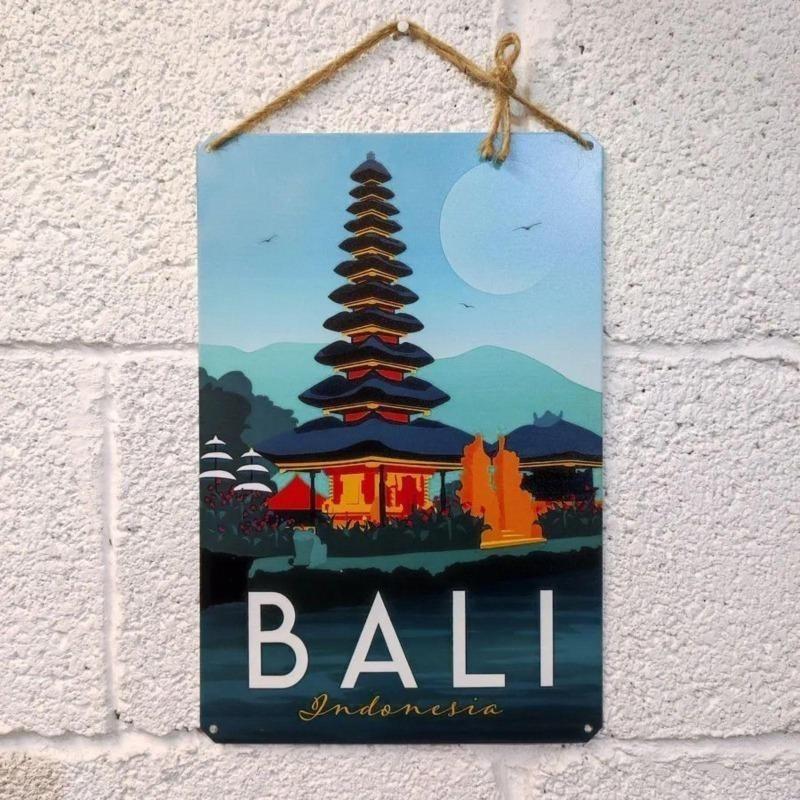 Venice Tourism Metal Poster, Vintage Travel Wall Art