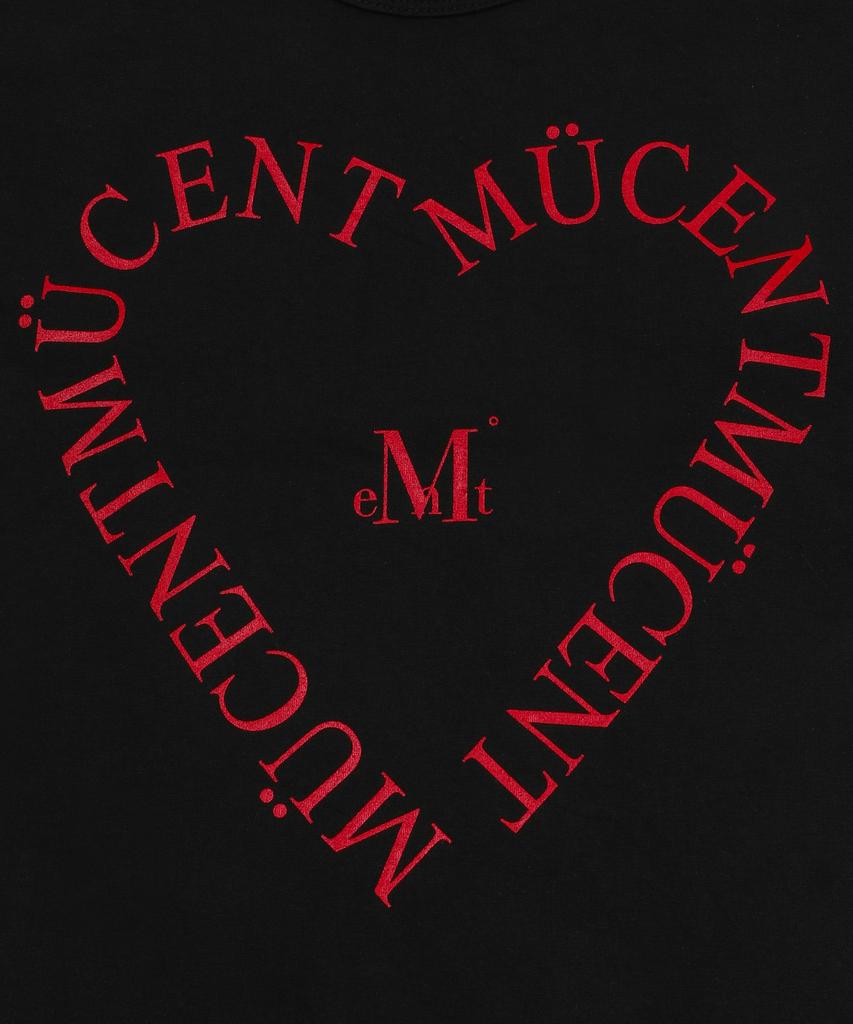 MUCENT Heart Lettering Long Sleeve T-Shirt (2 Colors)