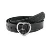 Single Product Love Buckle Belt Women'S Heart Shape Full Hole Hollow Decorative Women'S Belt