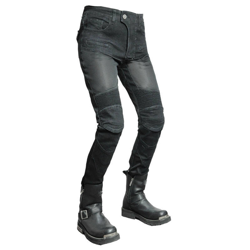 VOLERO+JES-4+Motorcycle Denim Riding Pants+Female Knight Mesh Breathable Motorcycle Fall Protection Pants