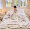 A-Class Plush Penguin Velvet Blanket - Double-Sided, Thickened, Imitation Cashmere Throw for Dorms and Shawls