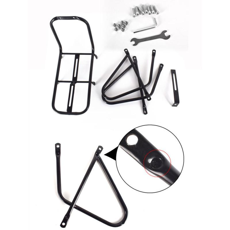 Bicycle Front Rack Carrier Panniers Bag Simple Installation Vegetable Basket Mountain Bike