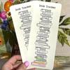 Reading Challenge Reading List Marker Cards Book Notecards Book Tracker Bookmark  Reading Lover