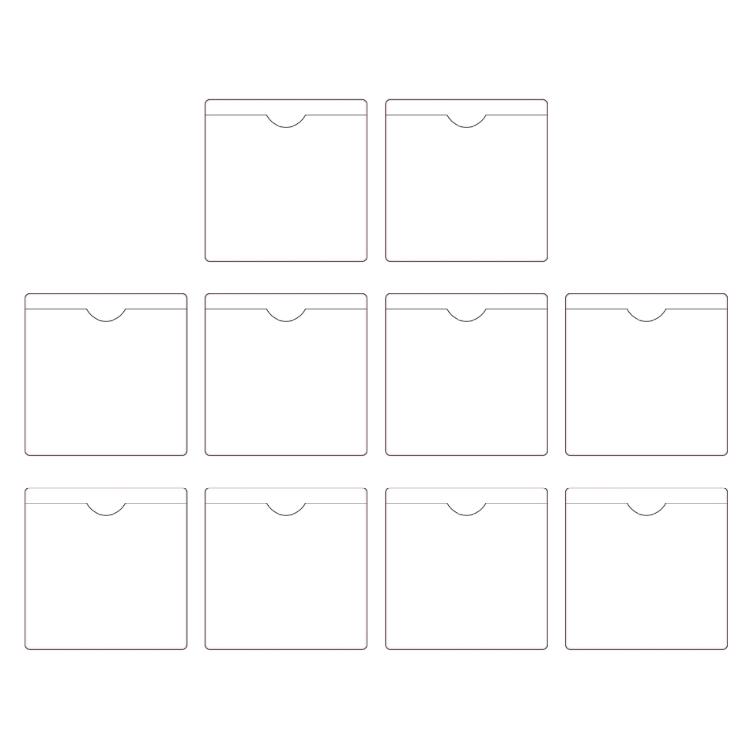 Car Parking Ticket Fastener Auto Inner Organizer Permit Card Bill Holder Sticker