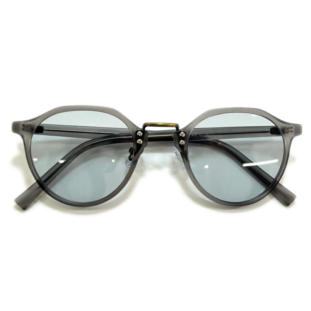 Fashion Crown Polygonal Light Colored Sunglasses for Men and UV ty2953 [MERRY PLEASURE] Sunglasses, Glasses, Panto, Frame, Boston, Round, Lenses,
