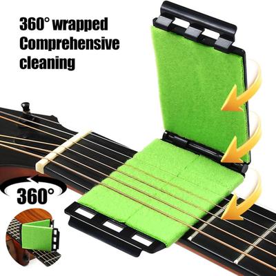 1/2 Bucăți Instrument de Curățare Corzi Chitară Chitară Acustică Electrică Bas Ukulele Pânză Curățător Corzi Întreținere Tastieră Tastieră Instrument de Curățare