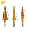 Multi-Size Metric Hex Pagoda Step Drill Bit for Metal