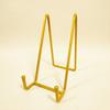 Iron Display Stand Plate Holder Frame Easel Support Metal Decorative Smooth Wipeable Stable for