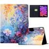 For iPad Mini (2024)/(2021) Case Colorful Pattern Painting Card Slots Stand Leather Tablet Cover with Auto Sleep/Wake