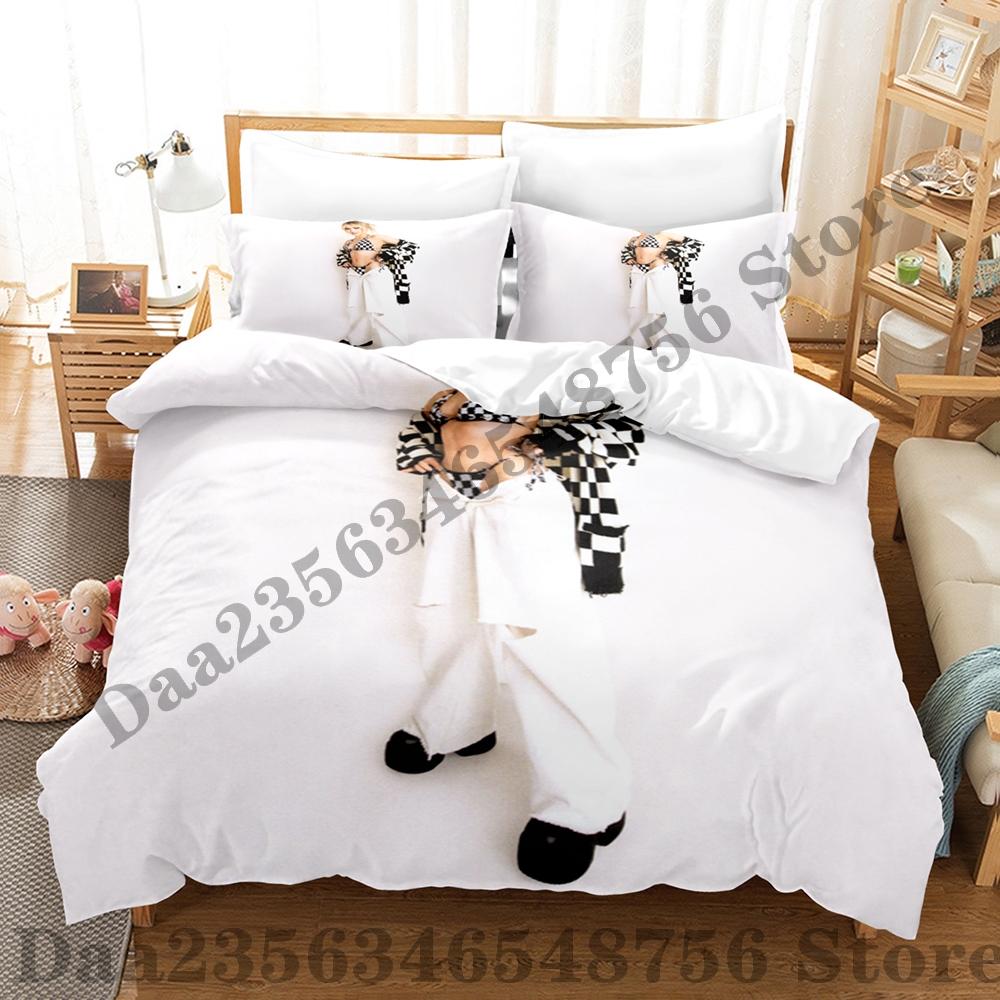 Sabrina Carpenter Bedding Set Single Twin Full Queen King Size Bed Set Adult Kid Bedroom Duvetcover Sets 3D Bed Sheet Set
