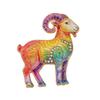 Diamond-inlaid Sheep Brooch Vintage Brooch Pins Trendy Lady's Suit Brooch  Cloth Accessories