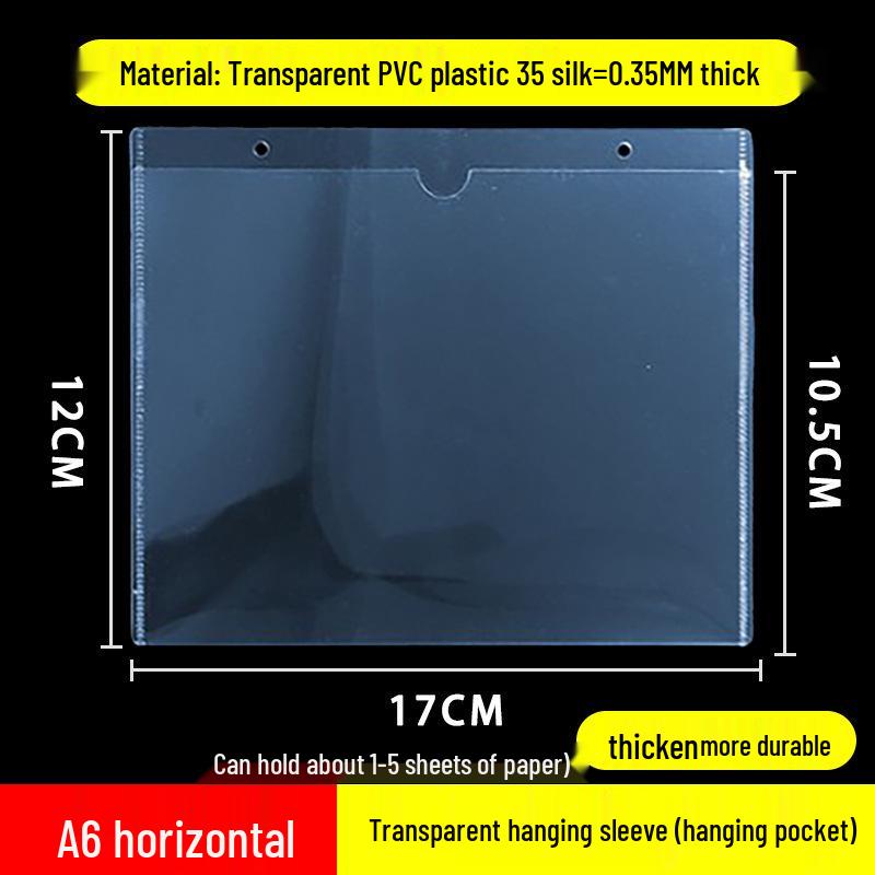 Durable Translucent Multi-Size Document Sleeve & Organizer