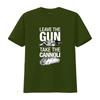 Retro Classic Movie Quote Leave The Gun Take Cannoli Print Cool Casual T Shirt Vintage Washed Stylish Fashion Streetwear Soft