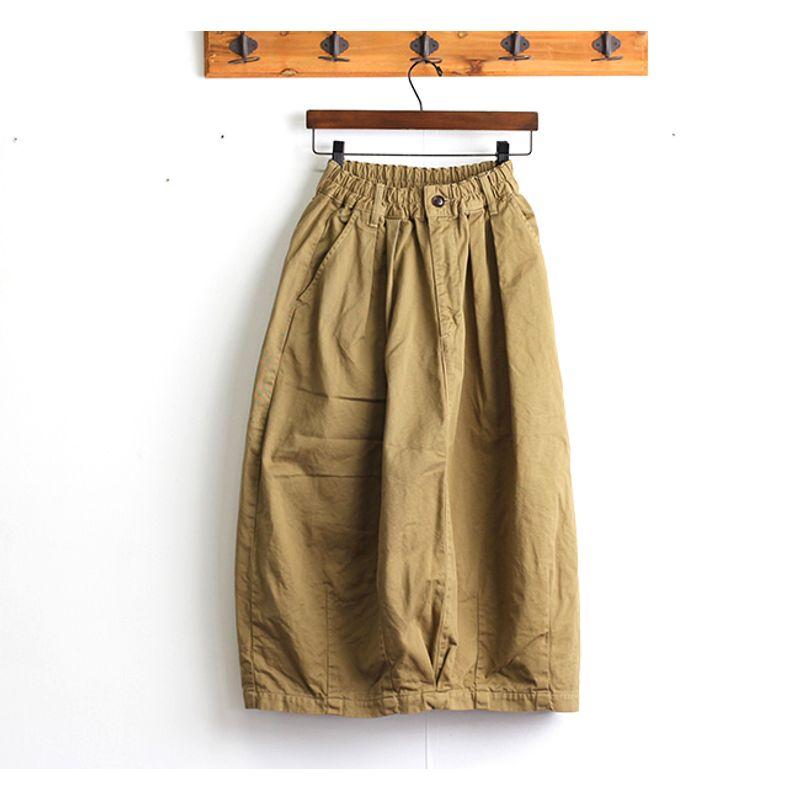 

Ежедневный заказ 2025 Весна Новое поступление Хлопок Стиранный Эластичный Высокая талия Все сочетания Юбка-фонарик баллон Harvesty Khaki 2 pieces