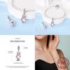 Copper Pink Cat Series Charms Paw Pendants Diy Bracelet Necklace Making Gift For Women