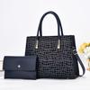 Luxury Design Tote Bag for Women, Leather Business Office Work Commuting Female Shoulder Bag with Small Clutch Handbag Purse