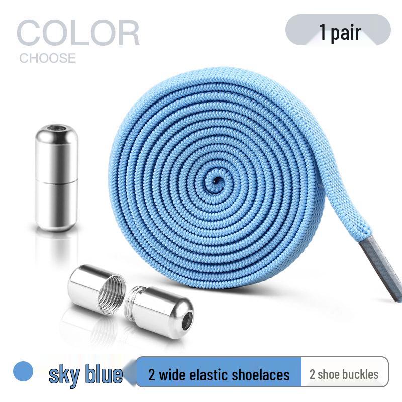 Elastic No-Tie Shoelace Buckle for Men, Women, and Kids