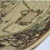 Poster Retro World Map Nautical Ocean Map Vintage Kraft Paper Poster Wall  Sticker Antique