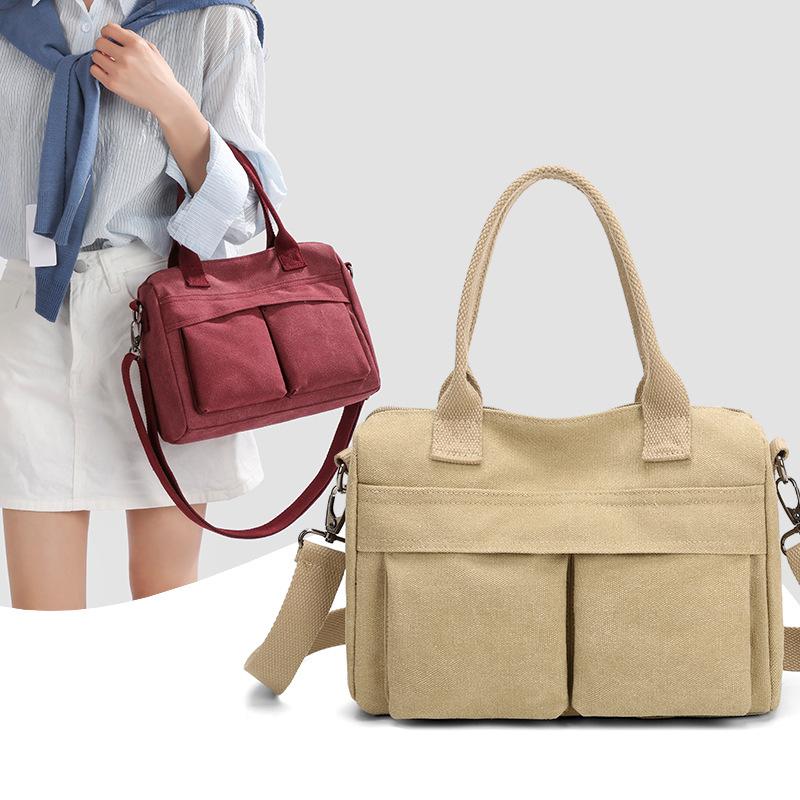 Women's Bag Lightweight Shoulder Bag Canvas Bag Large Capacity Crossbody Handbag