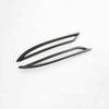 For Tesla Model Y 2020-2022 2PCS Carbon Fiber Rear Fog Lamp Light Cover Trim