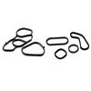 Plouluyt Cooler Gasket Seal with Filter Housing Gasket Set, Fits 07-16, 11427557009 11427557010
