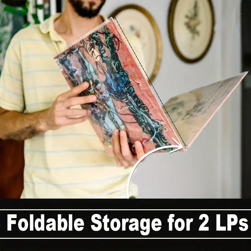 3/5/15/20 stk Dobbelsidige Brettbare Vinylalbumlommer Lp Platehylse Antistatisk Støvtett Dobbel Åpning Platebeskyttelse