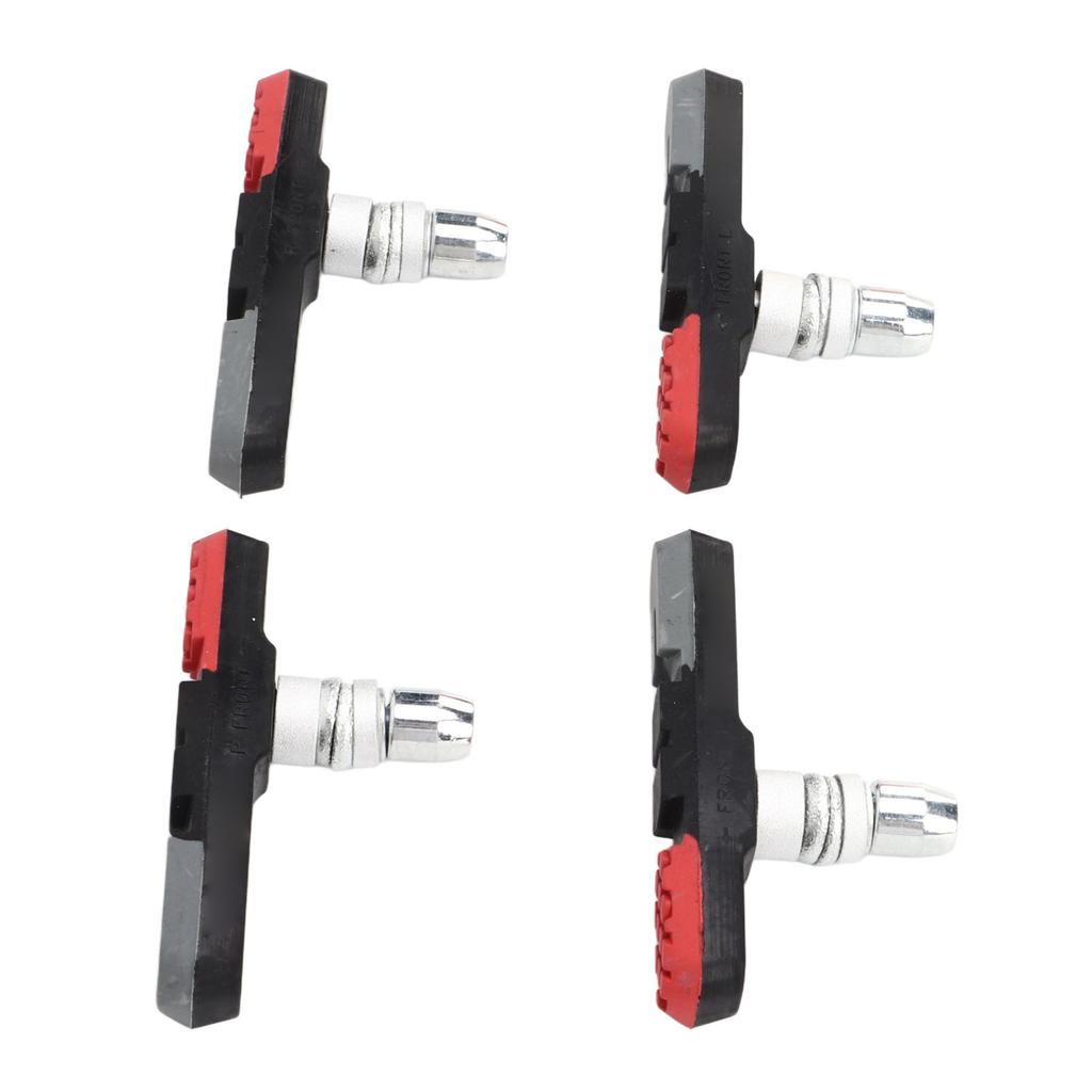 2 Paar Fahrrad V-Bremsschuhe Geräuschlos Bunt Fahrradbremsklötze für Mountainbike Rennrad