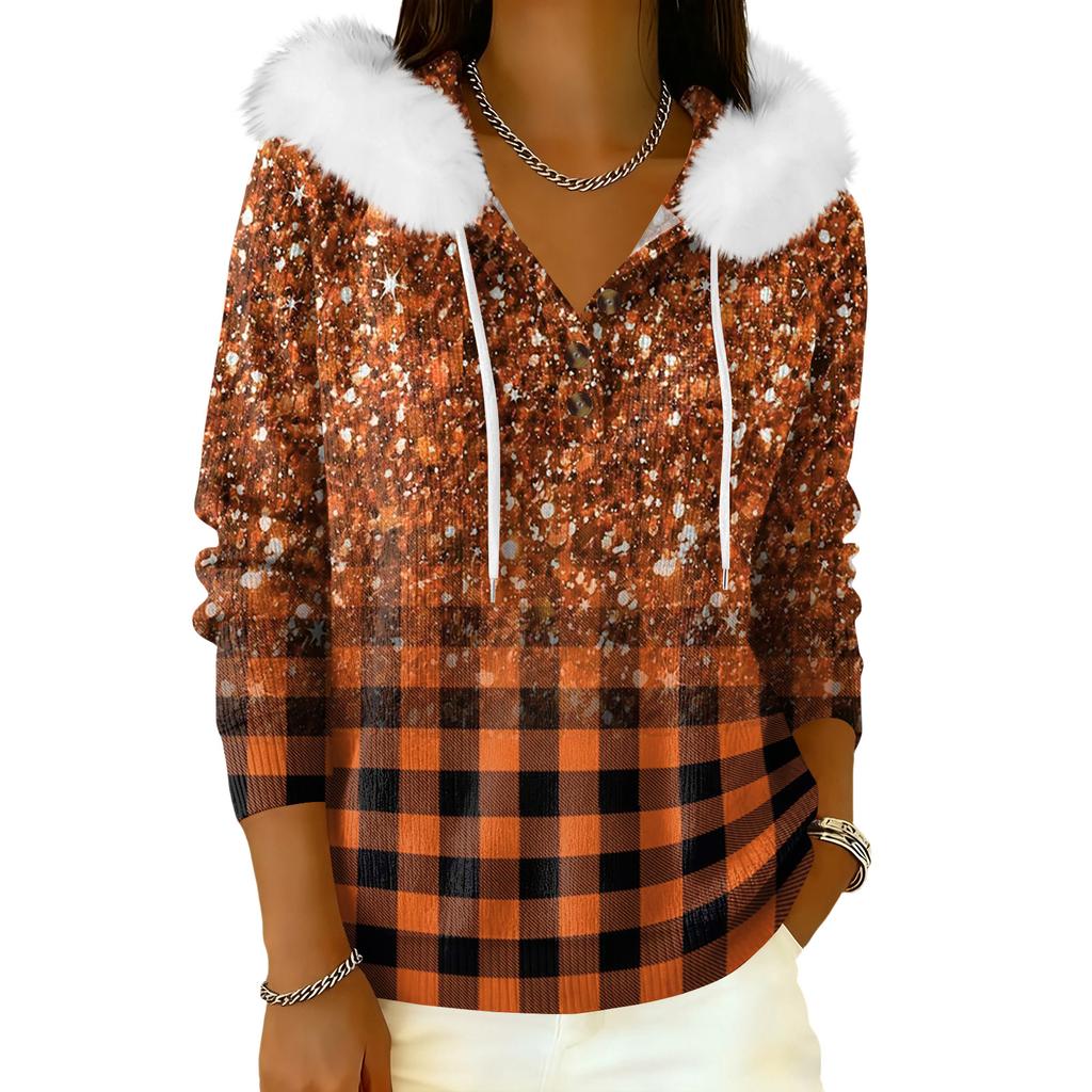 Damenmantel Langärmeliger Kapuzen-Winter-Warmmantel Jacke