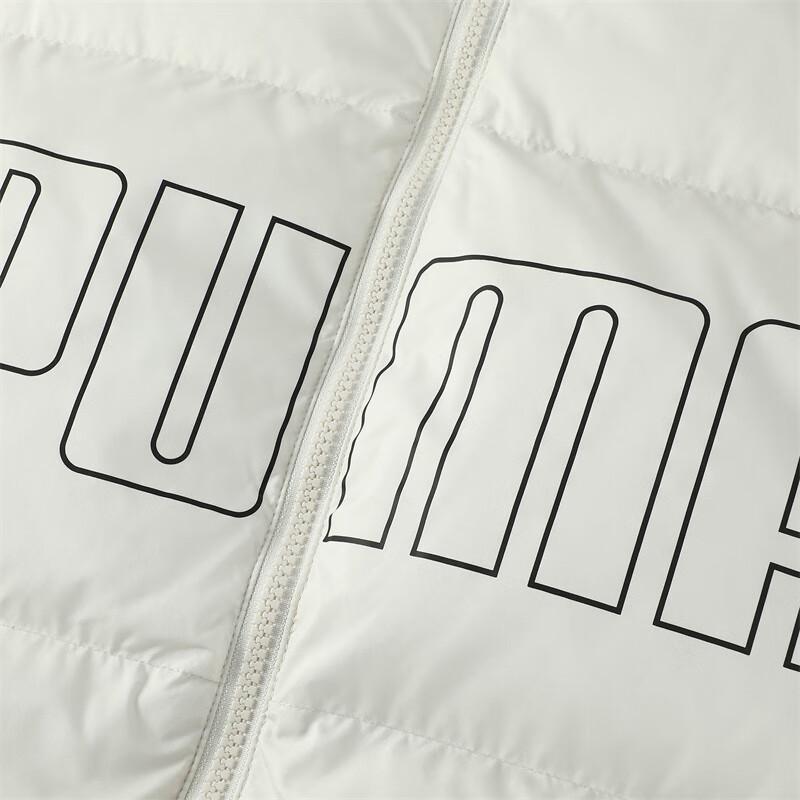 Puma Puffer Down Outdoor Casual Sports Warm Down Vest Unisex vest Snow-White 687431-80